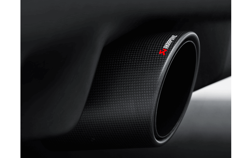 AKRAPOVIC TP-NIZ34-C К-т насадок для MITSUBISHI EVO X/NISSAN 370Z (карбон) Photo-1 