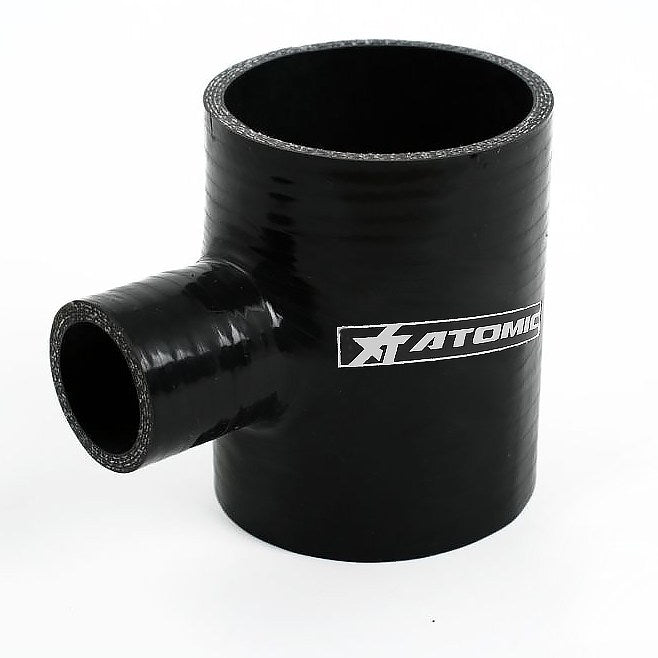 ATOMIC TP76 BLACK Патрубок силіконовий T-образний 76 мм Photo-0 