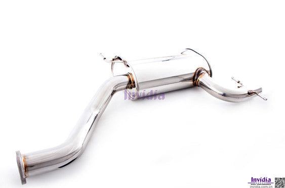INVIDIA HS09GF6G3T Вихлопна система catback Q300 3 дюйми з резонатором (титанові наконечники) для VW Golf 6 GTI, Scirocco R Photo-1 