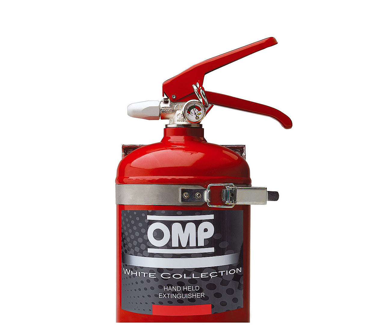 OMP CB0-0351-A01-061 (CBB/351/R) Вогнегасник (за вимогами FIA), алюміній, 2,4кг, діам.130мм, піна, червоний Photo-1 
