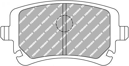 FERODO FCP1655H Ds2500 Колодки зад для AUDI A4 / RS4 / A6 / RS6 / A8 / S8 Photo-0 
