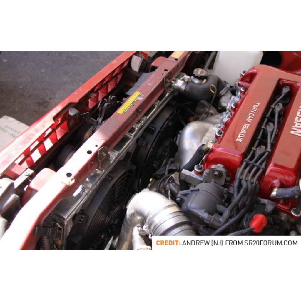 MISHIMOTO MMRAD-SEN-91SR Радіатор NISSAN SENATRA з SR20 91-99 (Механічна коробка передач) Photo-18 