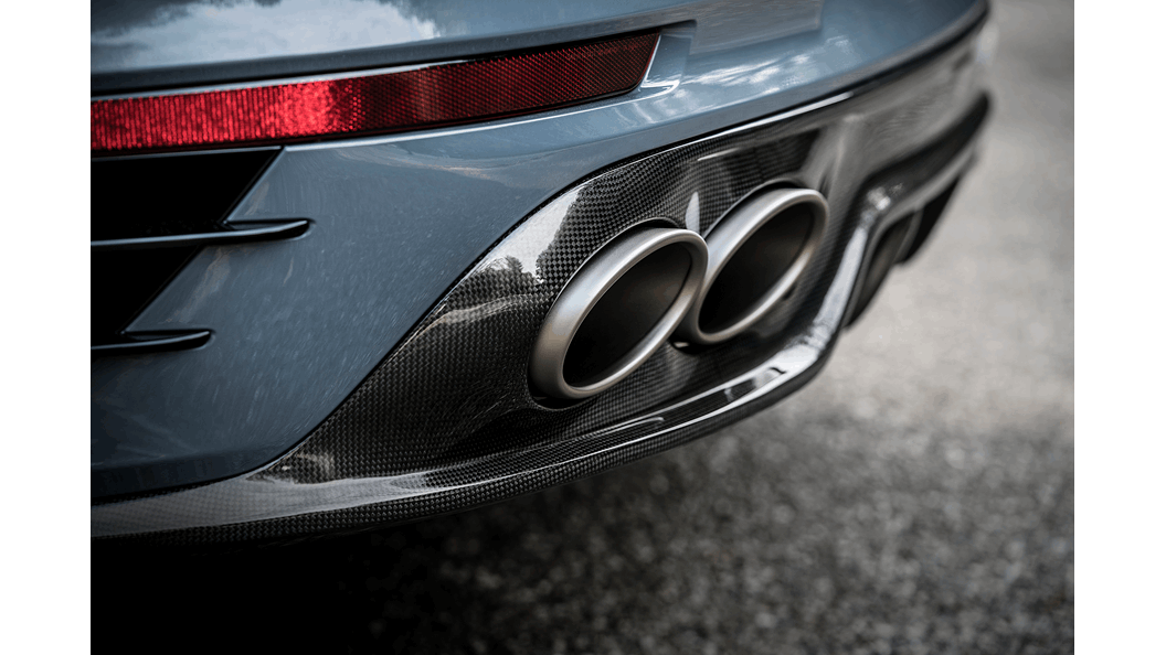 AKRAPOVIC S-PO/TI/6H Вихлопна система Slip-On Line (Titanium) для PORSCHE 911 Turbo/S (991.2) 2016+ Photo-6 