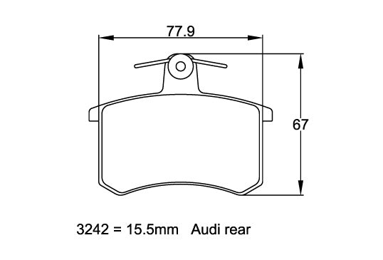 PAGID 3242-RSH42 Колодки гальмівні RSH42 Photo-1 