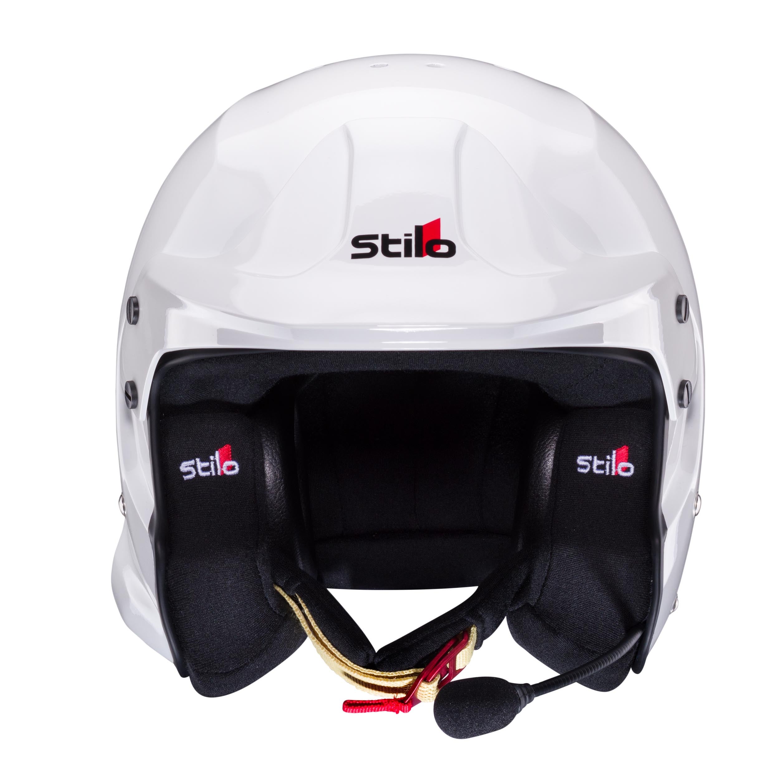 STILO AA0112EG2T580101 Шолом для гонок VENTI TROPHY PLUS, відкрите обличчя, інтерком, FIA/Snell 2020, білий/чорний, розмір 58 Photo-1 