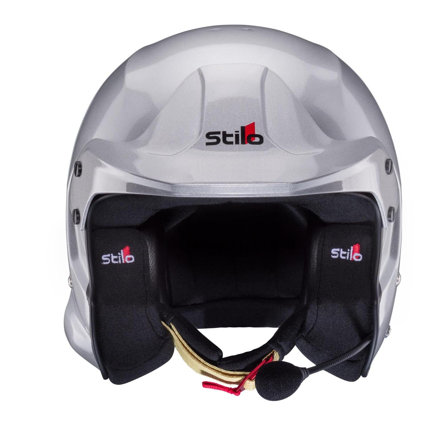 STILO AA0112EG2T55 Шолом для гонок VENTI TROPHY PLUS, відкритий, інтерком, FIA/Snell 2020, сріблястий, розмір 55 Photo-1 