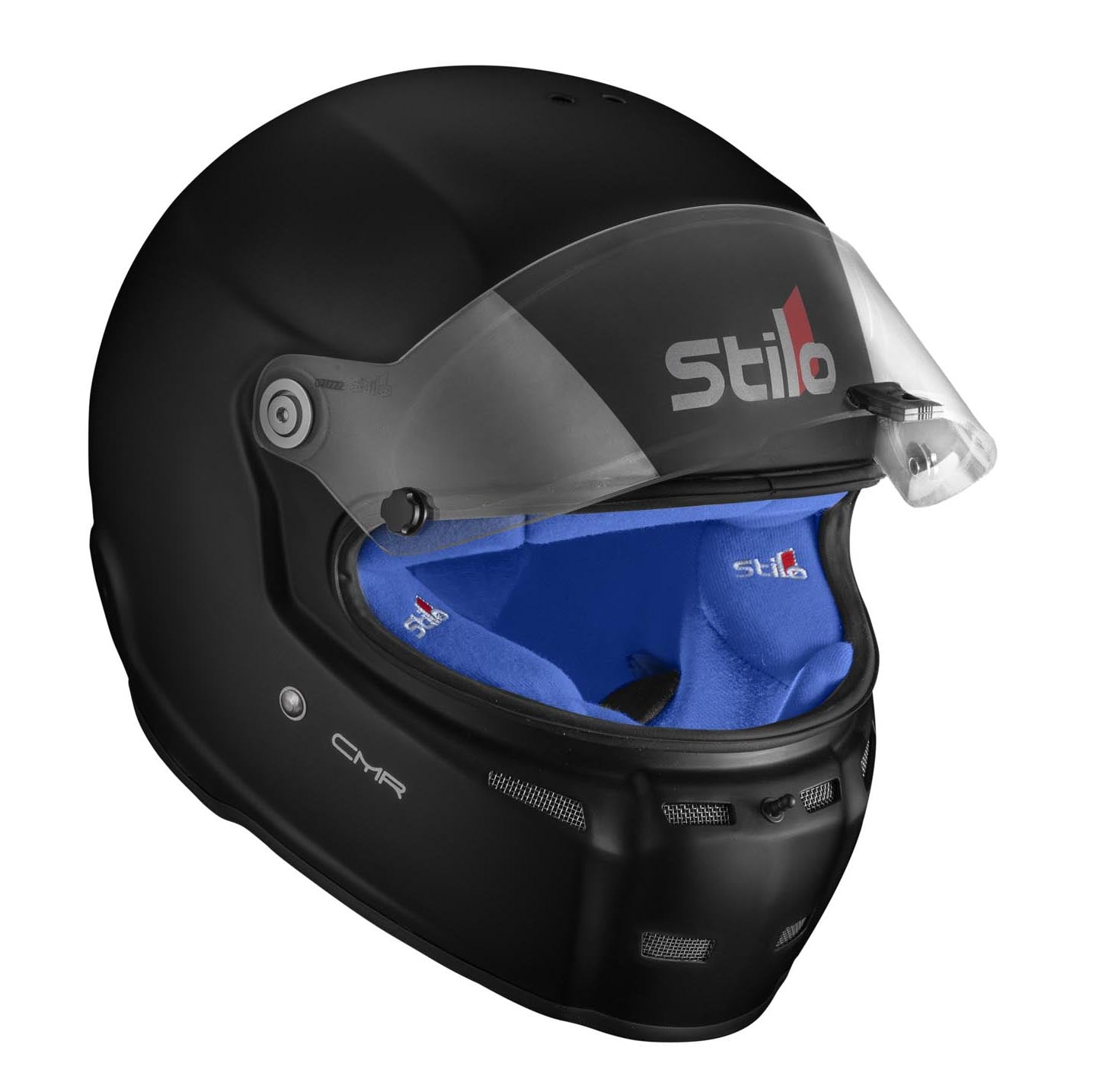 STILO AA0719AH2P55BLU Шолом для картингу ST5 CMR, Snell CMR2016, матовий чорний/синій внутрішній, розмір 55 Photo-3 