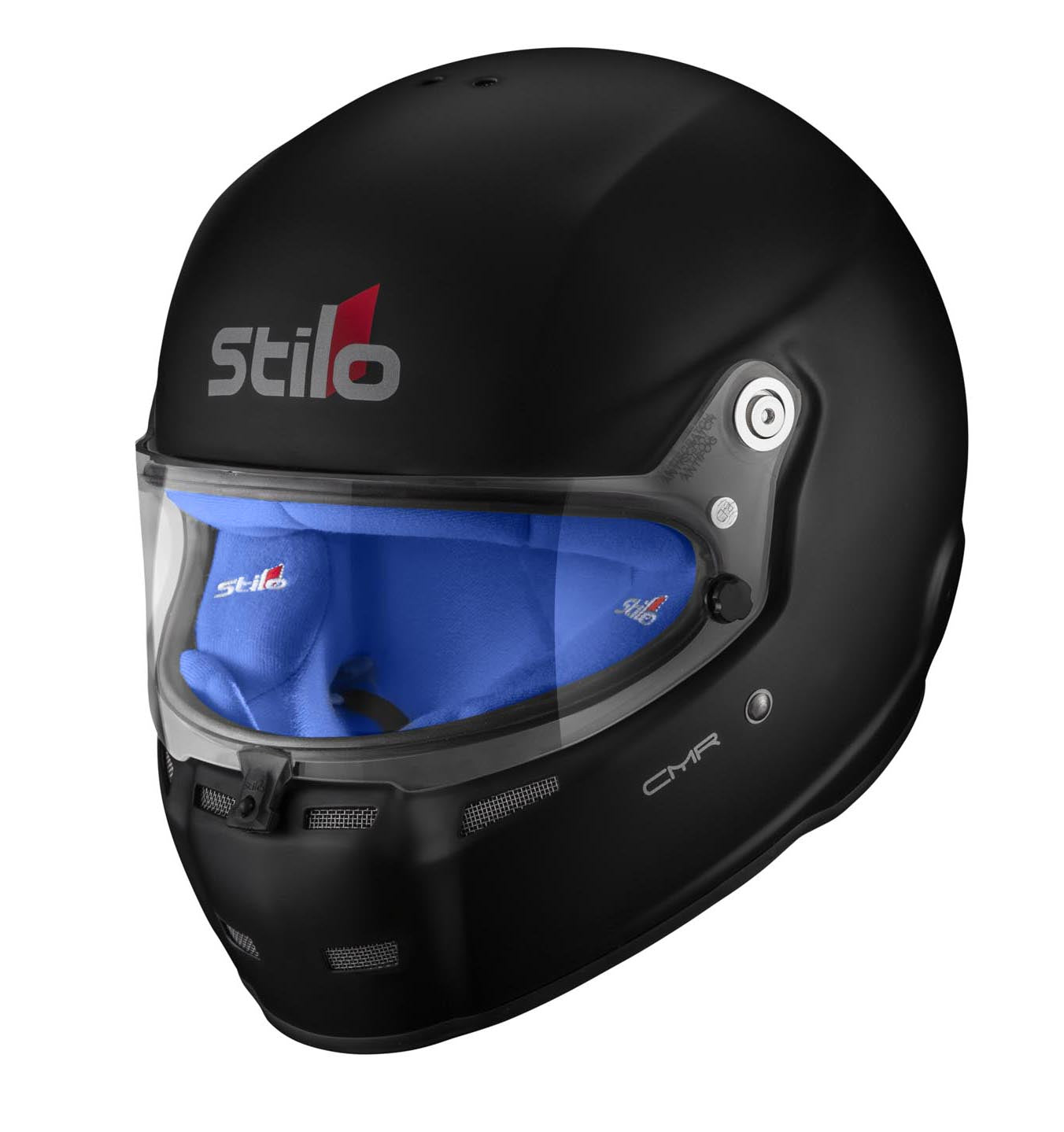 STILO AA0719AH2P55BLU Шолом для картингу ST5 CMR, Snell CMR2016, матовий чорний/синій внутрішній, розмір 55 Photo-4 