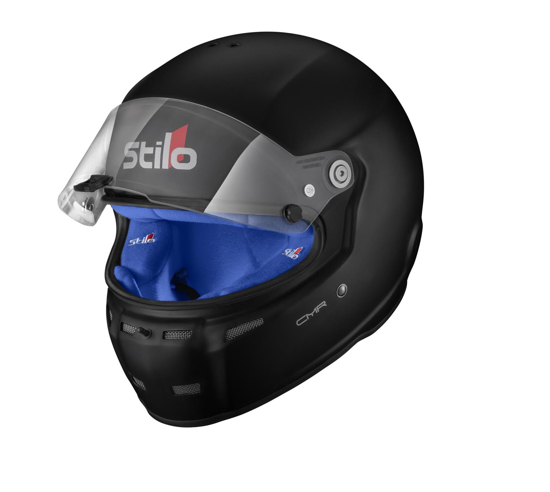 STILO AA0719AH2P56BLU Шолом для картингу ST5 CMR, Snell CMR2016, матовий чорний/синій всередині, розмір 56 Photo-5 