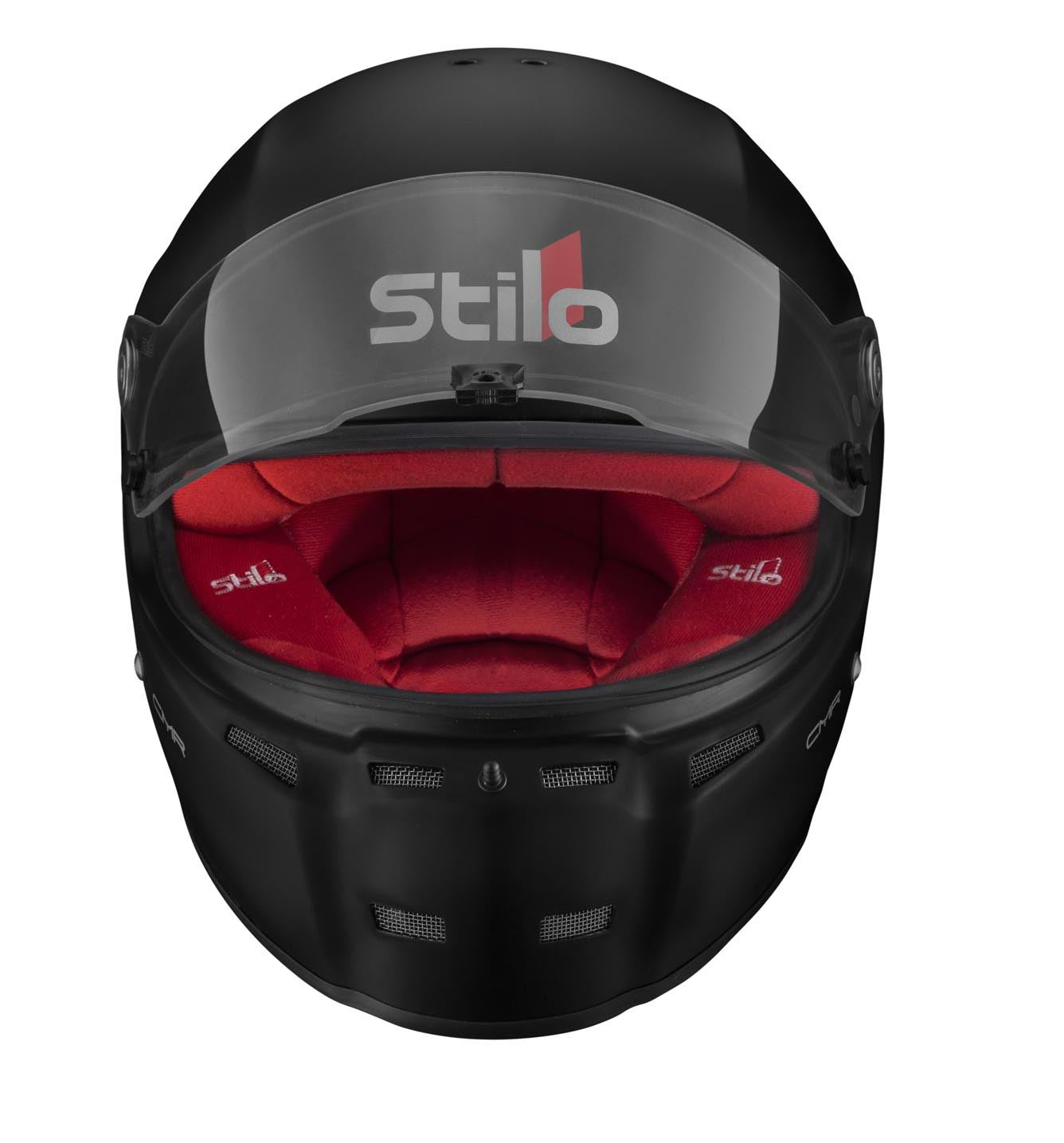 STILO AA0719AH2P55RED Шолом для картингу ST5 CMR, Snell CMR2016, матовий чорний/червоний внутрішній, розмір 55 Photo-1 