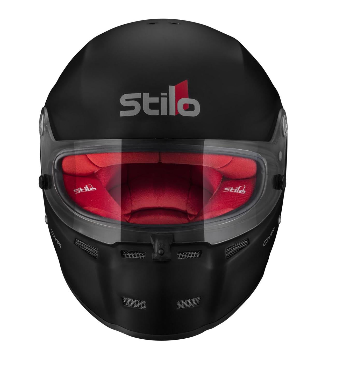 STILO AA0719AH2P55RED Шолом для картингу ST5 CMR, Snell CMR2016, матовий чорний/червоний внутрішній, розмір 55 Photo-8 