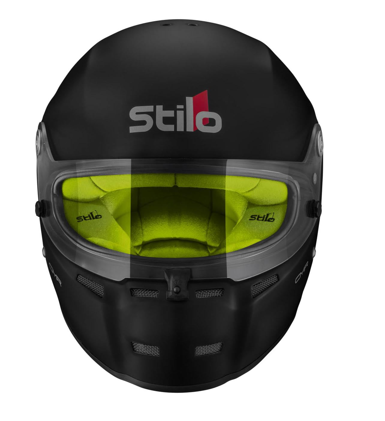 STILO AA0719AH2P55YEL Шолом для картингу ST5 CMR, Snell CMR2016, матовий чорний/жовтий внутрішній, розмір 55 Photo-8 