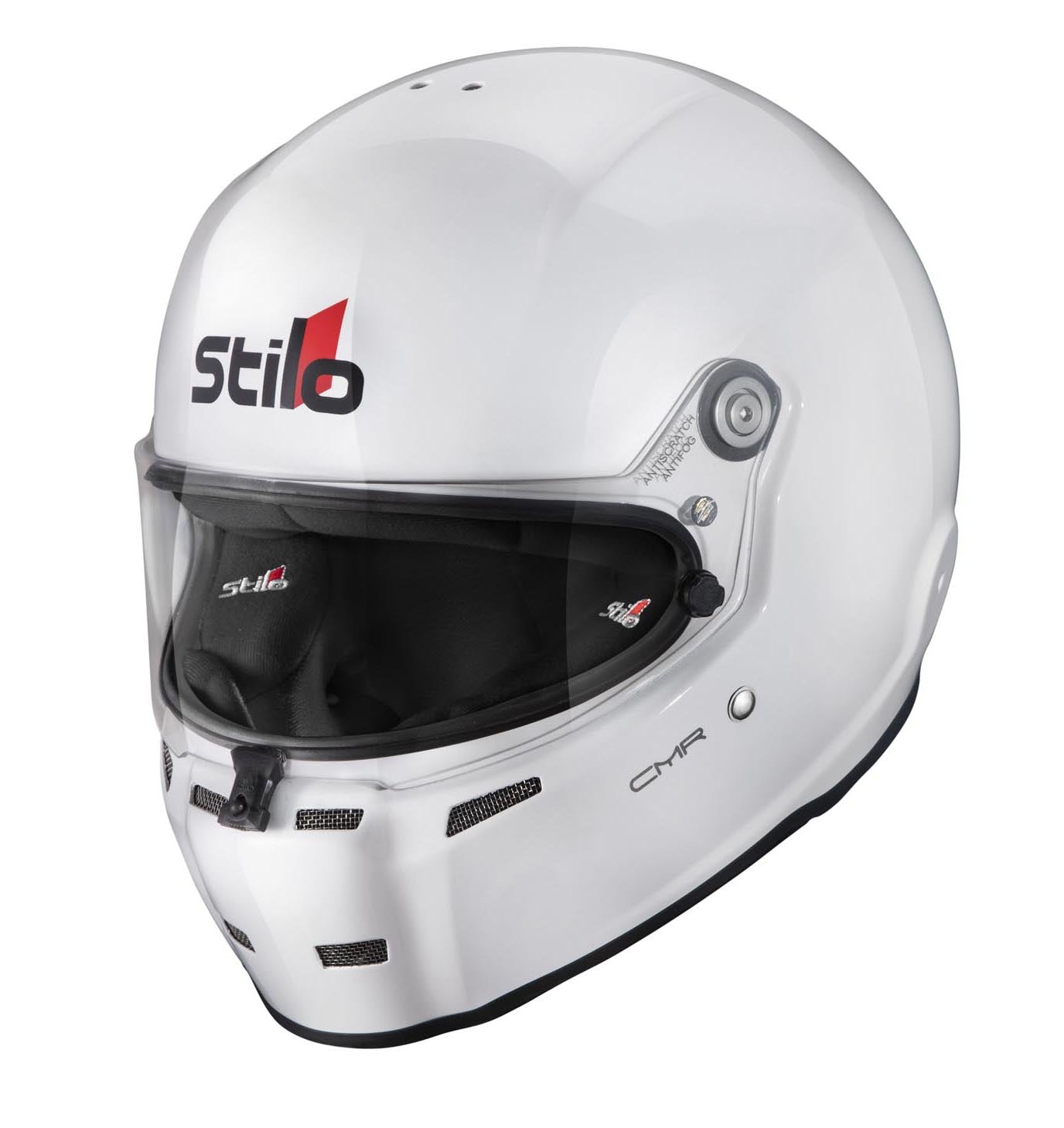 STILO AA0721AH2P55 Шолом для картингу ST5 CMR, Snell CMR2016, білий/чорний внутрішній розмір 55 Photo-5 