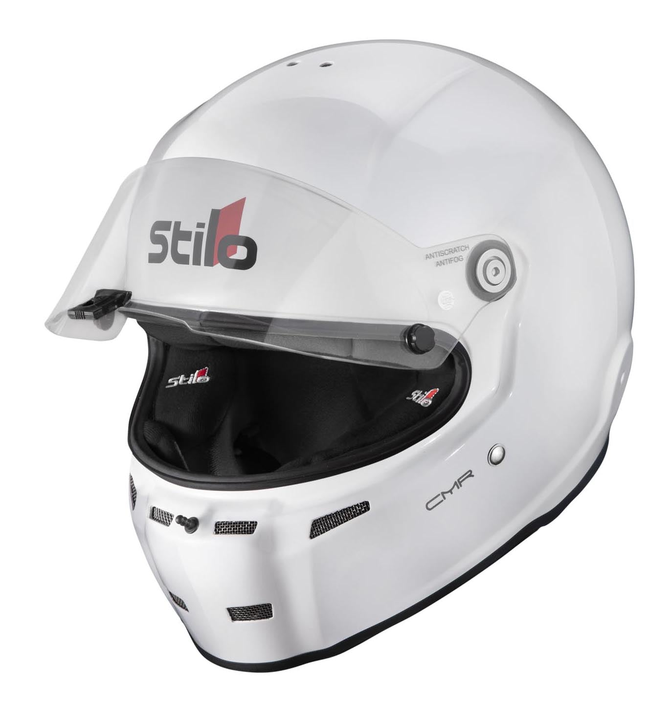 STILO AA0721AH2P55 Шолом для картингу ST5 CMR, Snell CMR2016, білий/чорний внутрішній розмір 55 Photo-4 