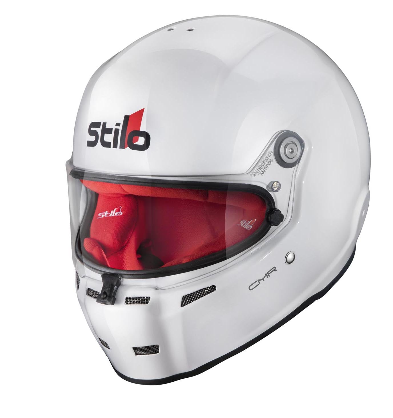 STILO AA0721AH2P59RED Шолом для картингу ST5 CMR, Snell CMR2016, білий/червоний внутрішній, розмір 59 Photo-5 