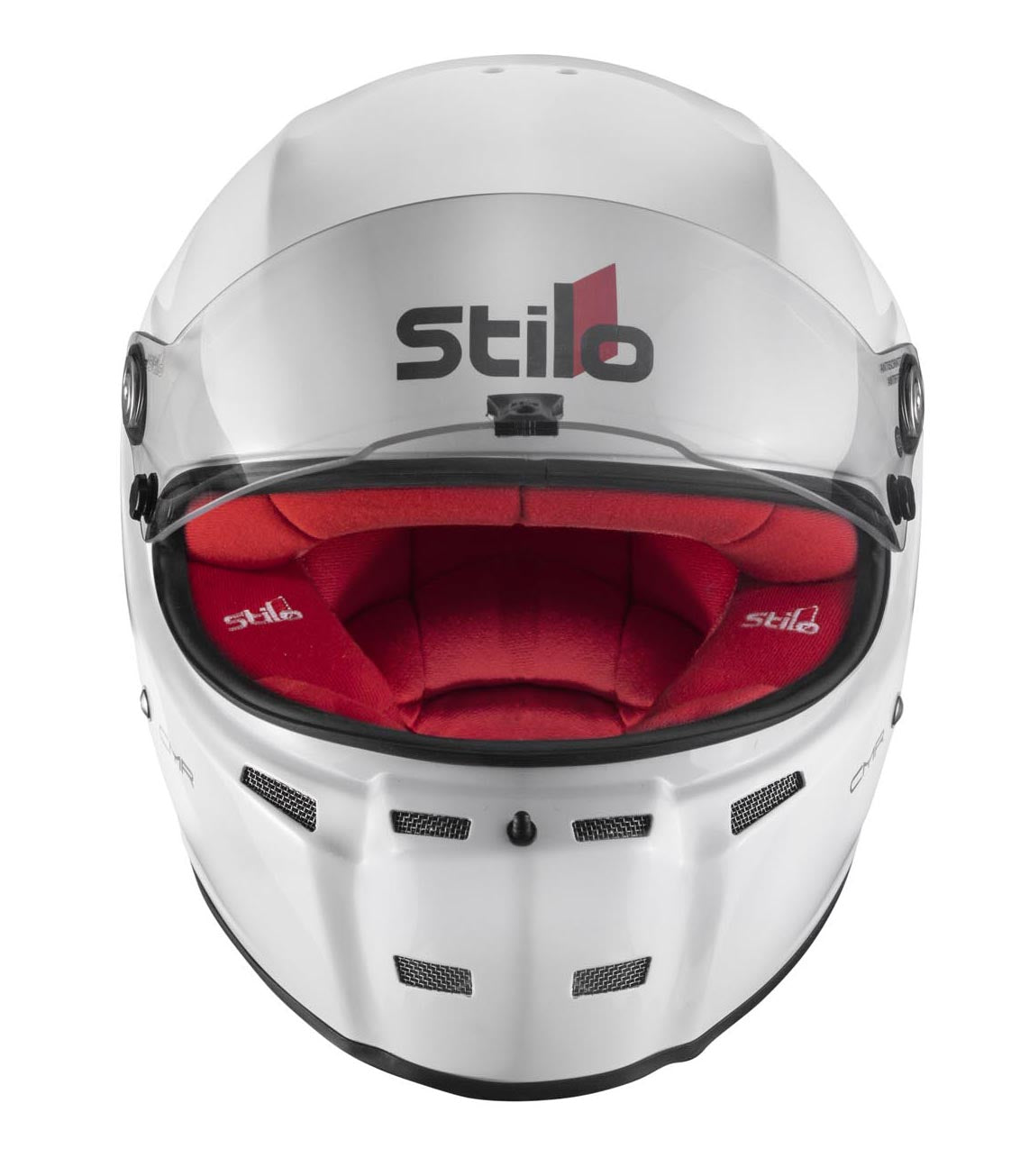 STILO AA0721AH2P59RED Шолом для картингу ST5 CMR, Snell CMR2016, білий/червоний внутрішній, розмір 59 Photo-1 