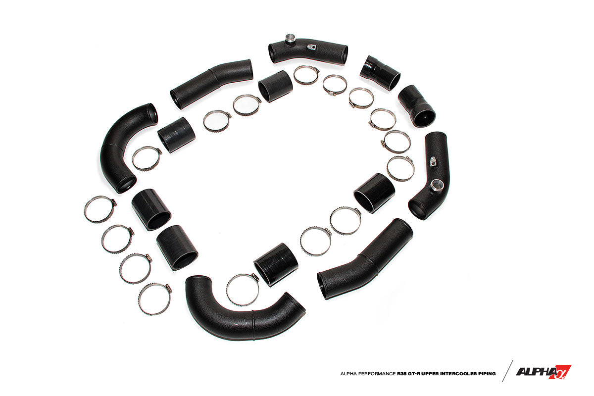 AMS ALP.07.09.0006-3 ALPHA К-т патрубків інтеркулера ALPHA intercooler and with a TIAL BOV Flange Photo-0 