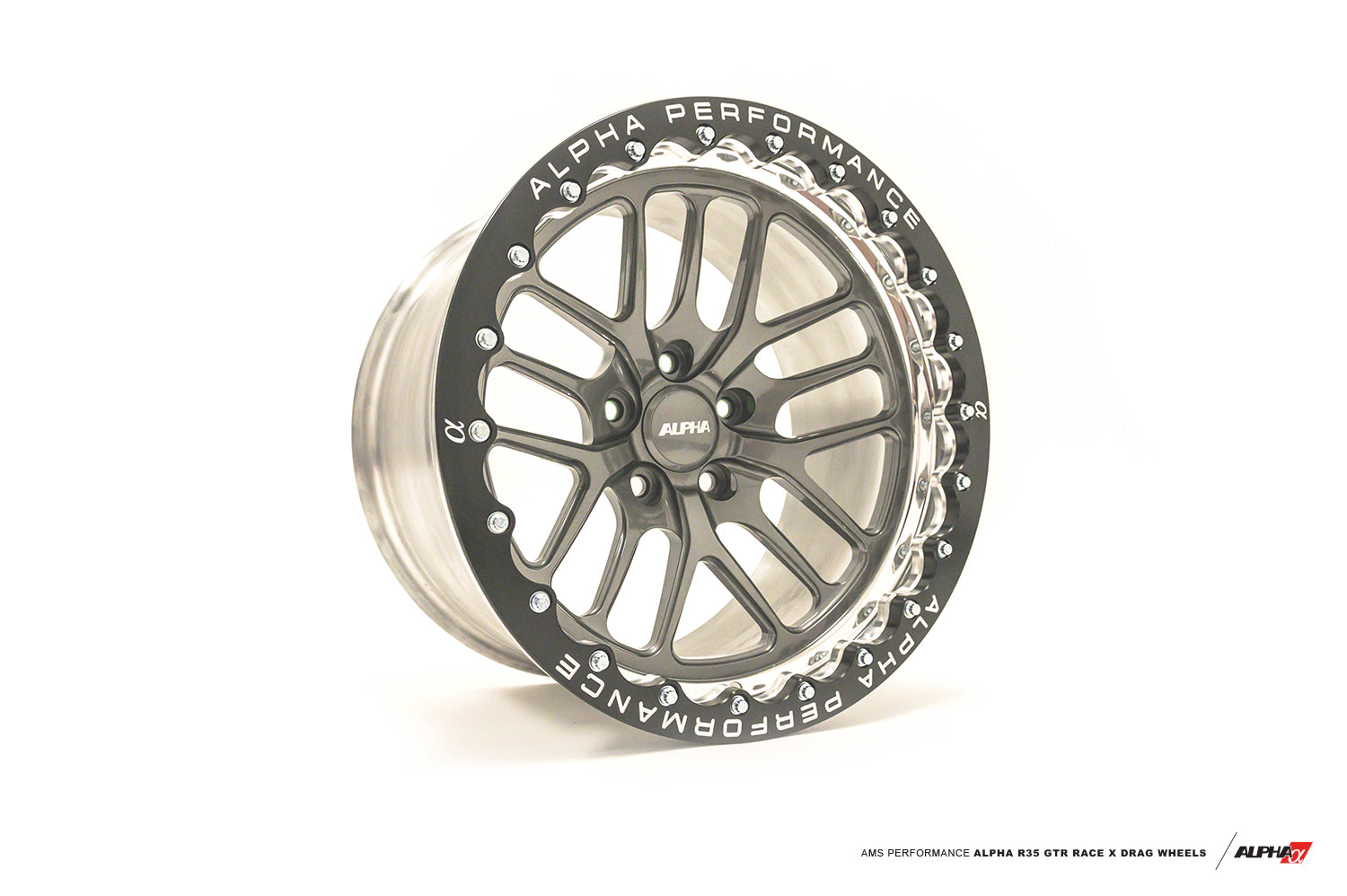 AMS AMSSB171F6566 Переднє колесо Beadlock Drag Drive NISSAN R35 GT-R (17X10", 2-Piece) Photo-1 