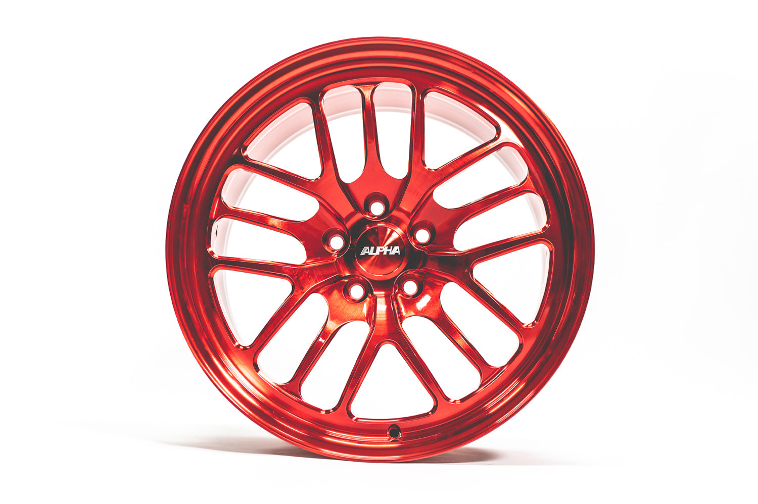 AMS ALP.07.11.0202-1 ALPHA Performance Race X 18X10 "2-Piece Front w/MT ET Street (Pair) Photo-1 