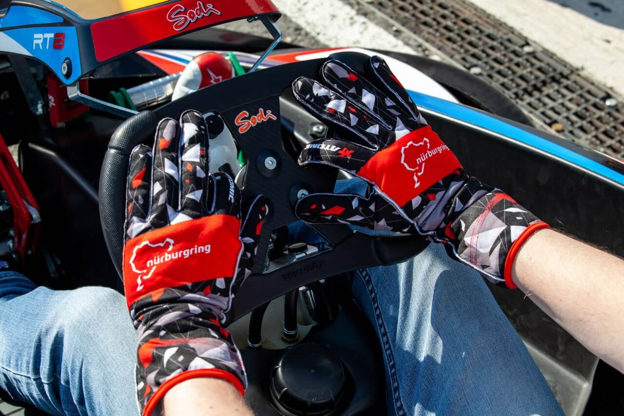 ATOMIC AT-NBRKTGLOVES-S Рукавички для картингу NURBURGRING, розмір S ОФІЦІЙНО ЛІЦЕНЗОВАНИЙ ПРОДУКТ NURBURGRING Photo-1 