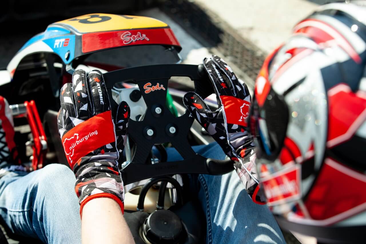 ATOMIC AT-NBRKTGLOVES-S Рукавички для картингу NURBURGRING, розмір S ОФІЦІЙНО ЛІЦЕНЗОВАНИЙ ПРОДУКТ NURBURGRING Photo-2 