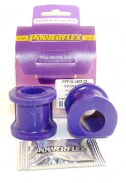POWERFLEX PFF19-1403-22 x2 Передня втулка стабілізатора поперечної стійкості (22 мм) для FORD Escort Mk1, Mk2 Photo-0 