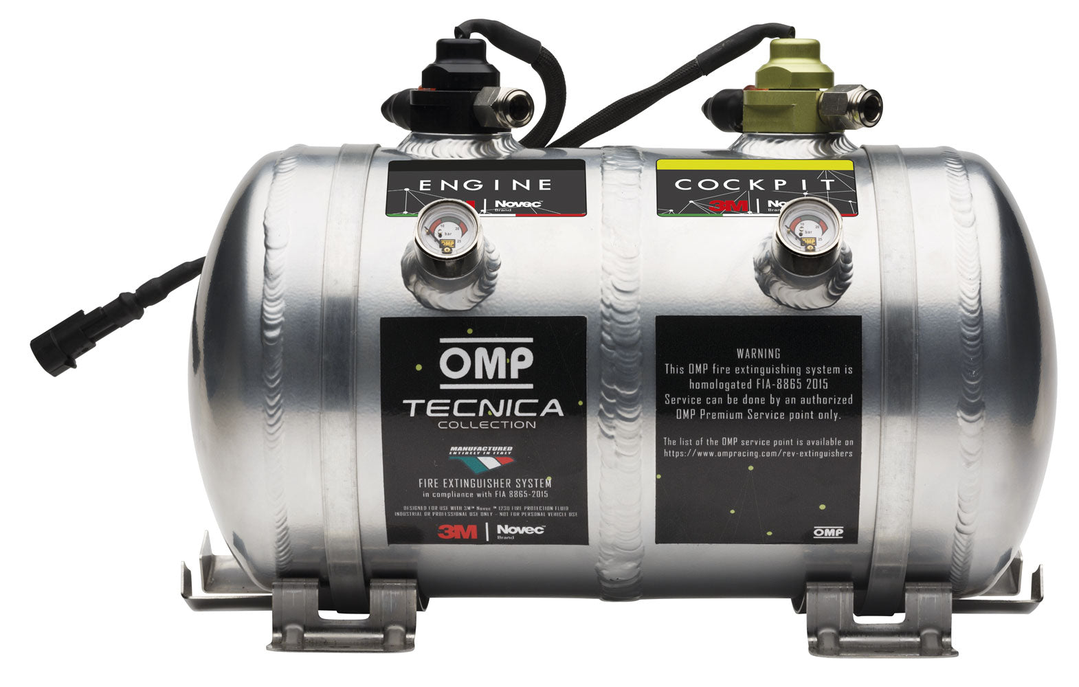 OMP CE0-SAL5-C01 Система пожежогасіння, FIA 8865-2015, електрична, Novec 1230, версія S (CESAL5SE) Photo-1 
