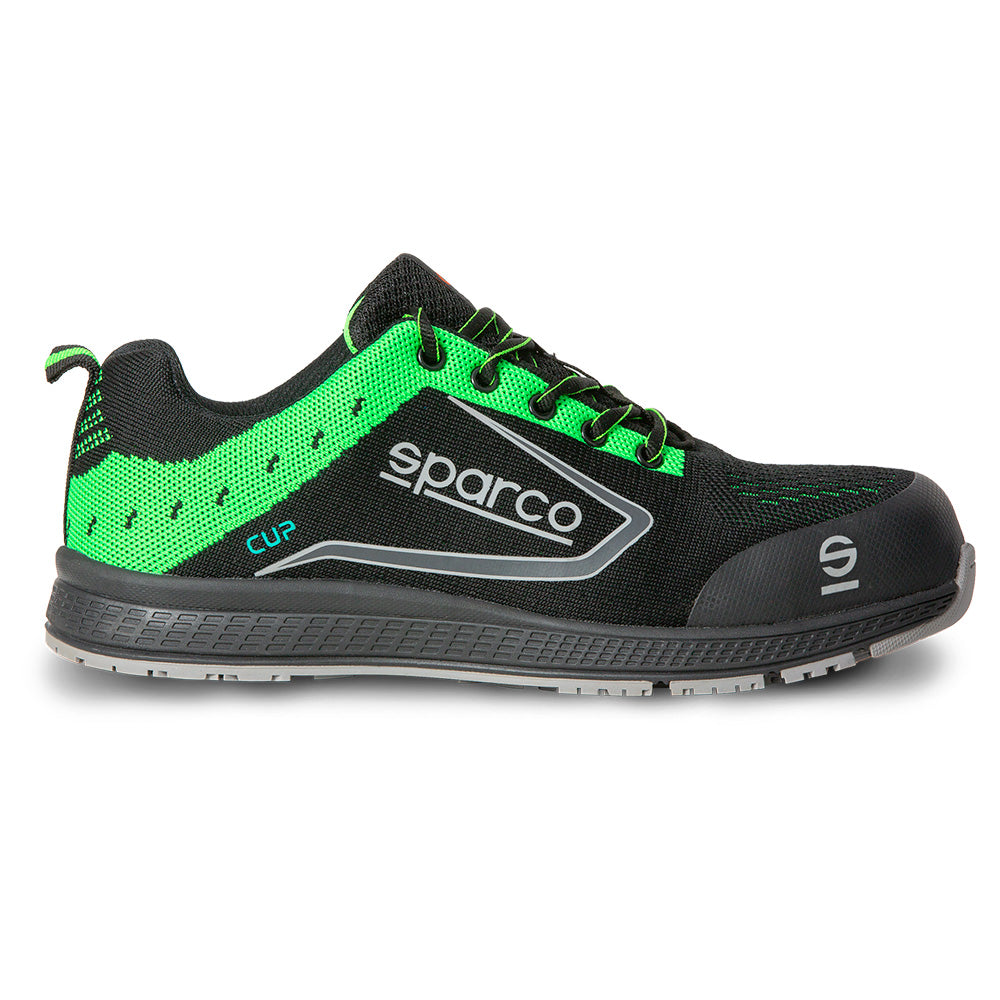 SPARCO 0752635NRVF Взуття для механіка CUP, чорне/зелене, р. 35 Photo-1 