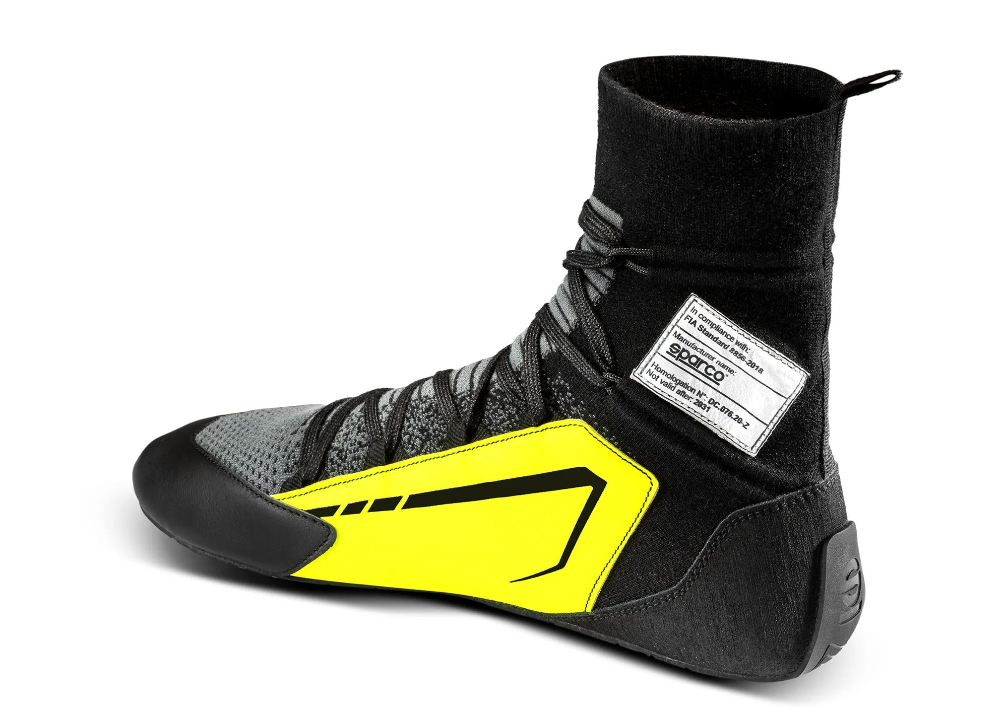 SPARCO 00127843NRGF Взуття для гонок X-LIGHT+ FIA 8856-2018, чорний/жовтий, розмір 43 Photo-1 