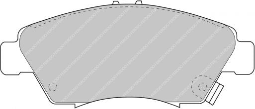 FERODO FDS776 Передні гальмівні колодки DS Performance для HONDA Civic VI Photo-0 