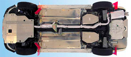 CUSCO 623 214 A Захист під підлогу кузова для SUZUKI Alto Works (HA36S) Photo-1 
