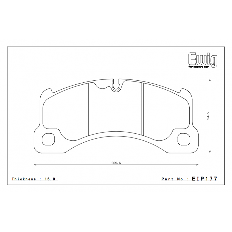 ENDLESS EIP177ME20 Гальмівні колодки для PORSCHE CAYENNE 958 Photo-1 