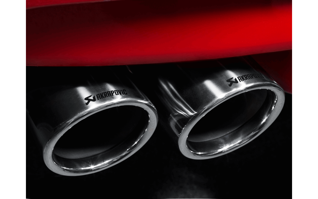 AKRAPOVIC TP-T/S/5 Насадки для BMW F10 M5 і F13 M6 (титан) Photo-2 