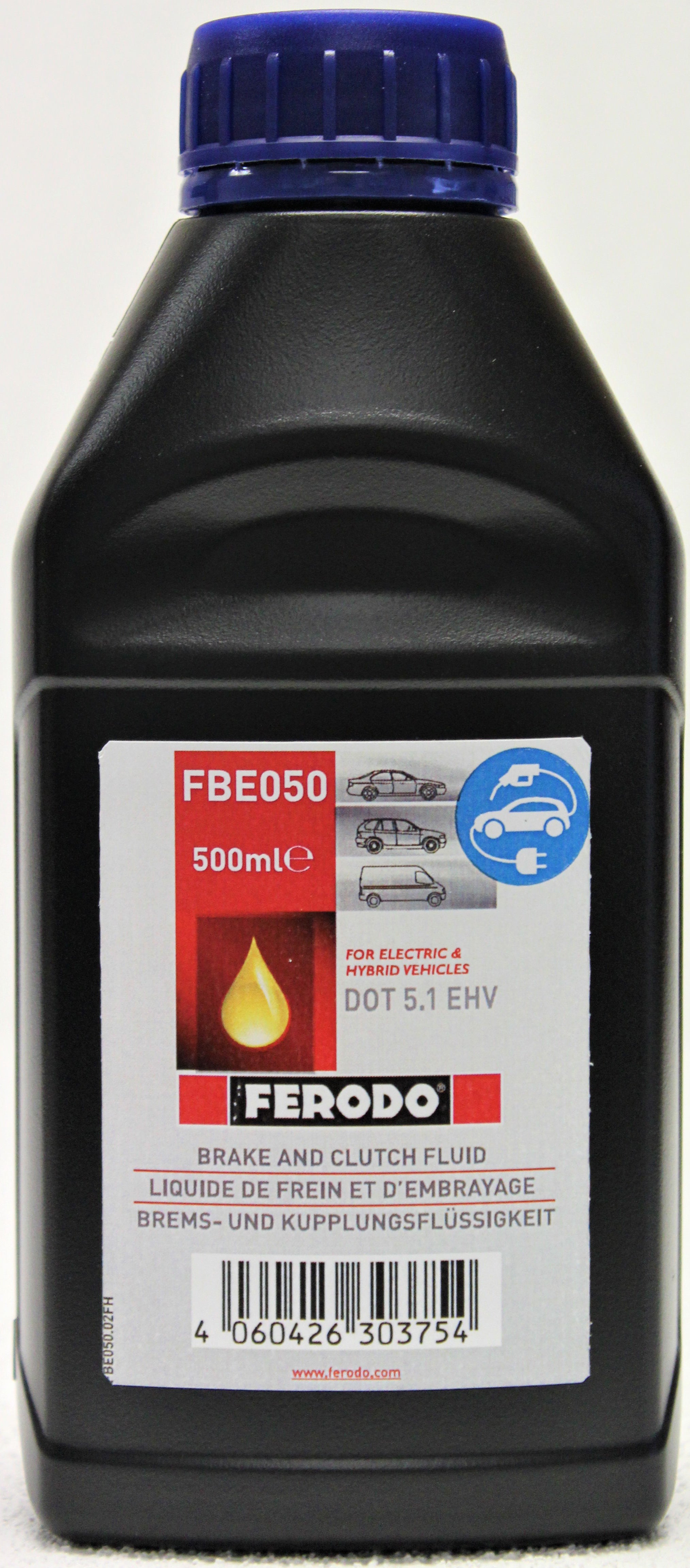 FERODO FBE050 Гальмівна рідина DOT 5.1 EHV (500 ml) Photo-1 