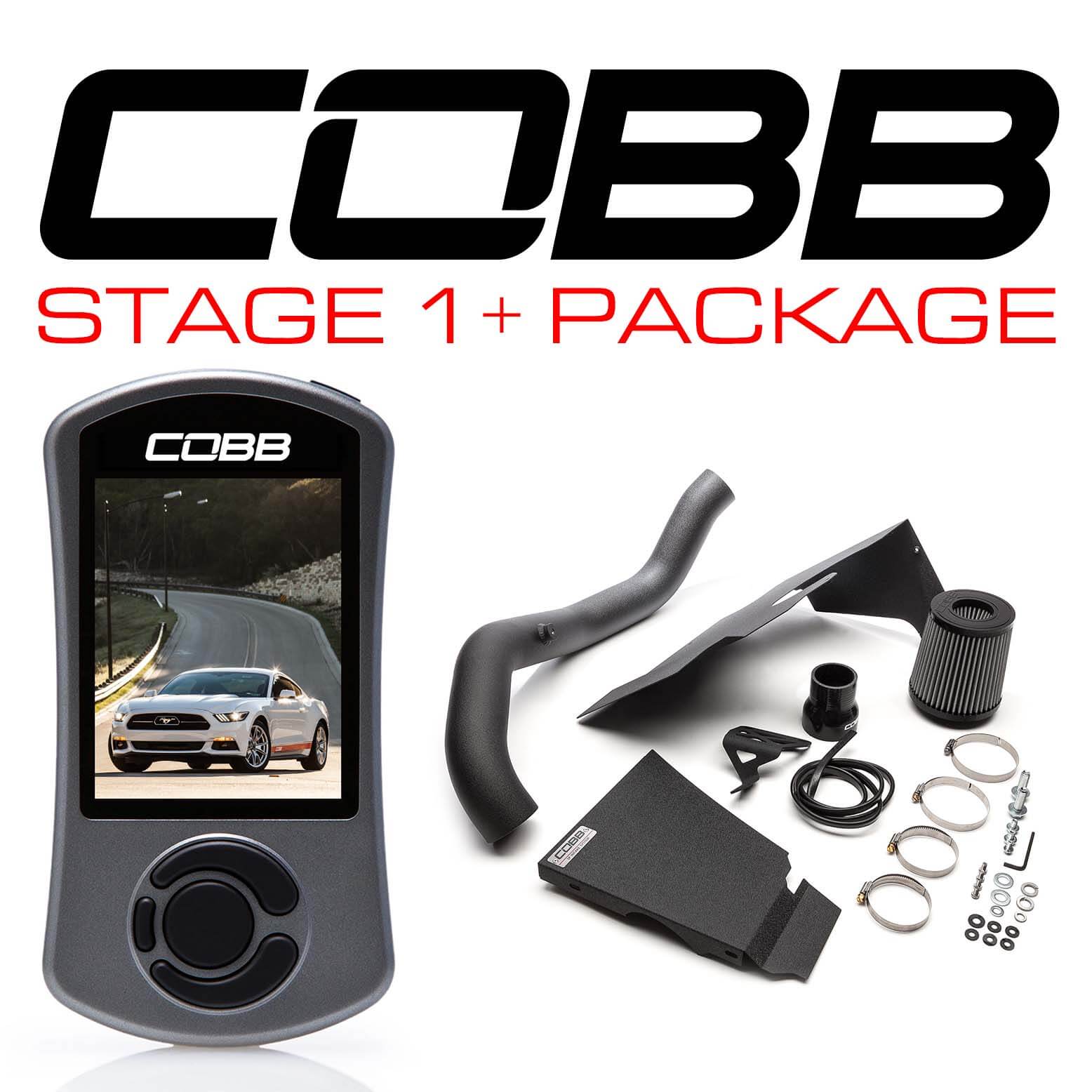 COBB FOR003001P К-т посилення Комплект посилення потужності Stage 1+ Mustang EcoBoost 2015-2017 Photo-0 