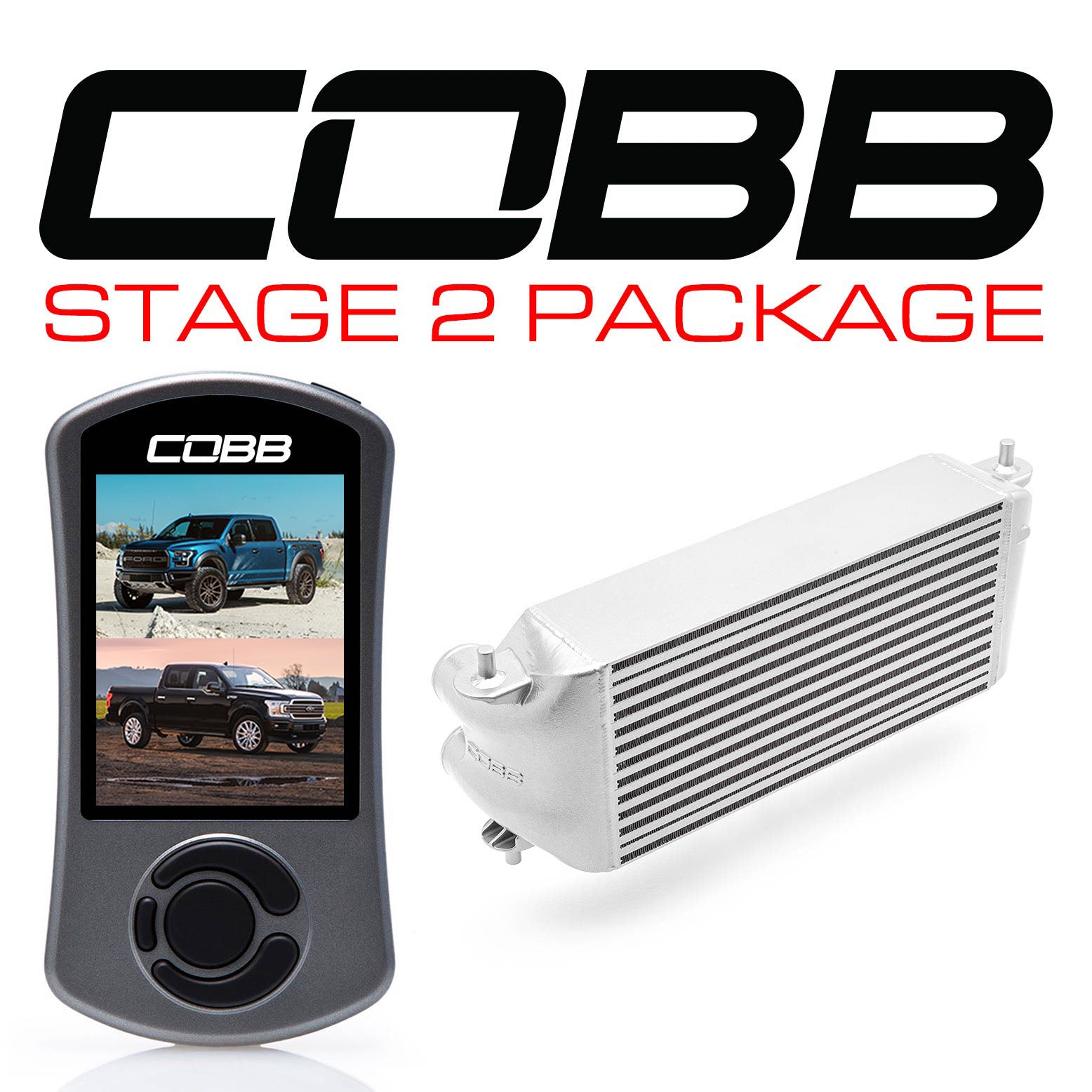 COBB FOR0050S20SL-NI Пакет потужності Stage 2 Срібний для FORD F-150 Ecoboost Raptor / Limited Photo-0 