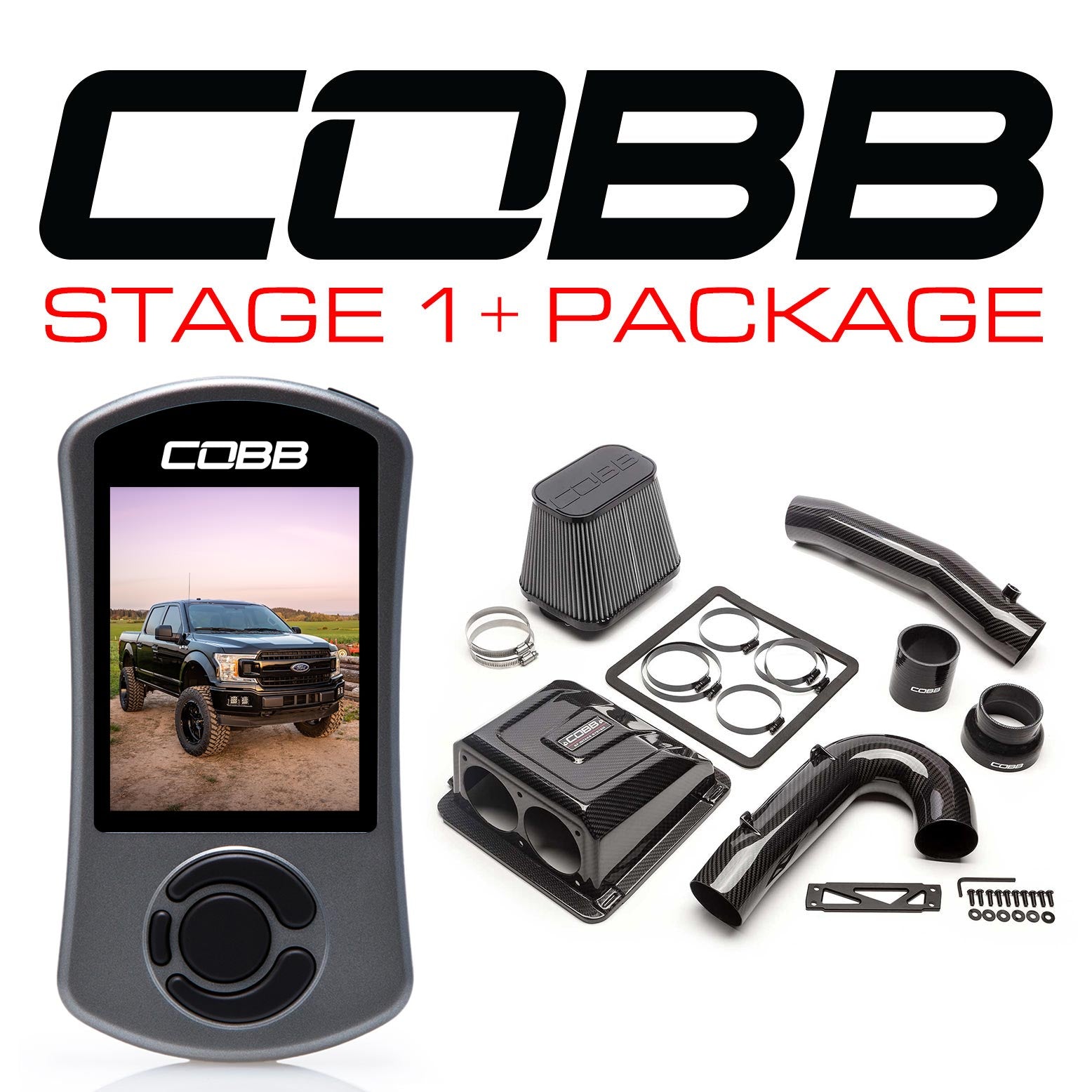 COBB FOR007001P-RED Пакет потужності Stage 1+ Redline для FORD F-150 Ecoboost 3.5L 2020 Photo-0 