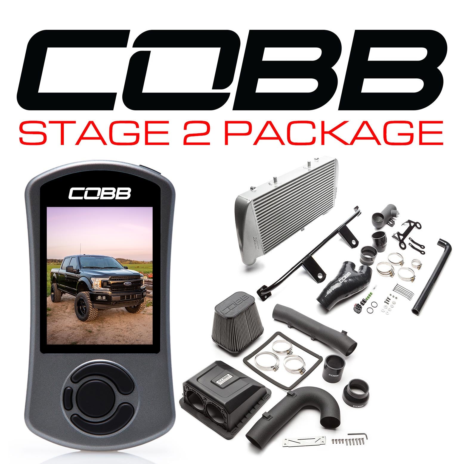 COBB FOR0070020SL Пакет потужності Stage 2 Срібний для FORD F-150 Ecoboost 3.5L 2020 Photo-0 