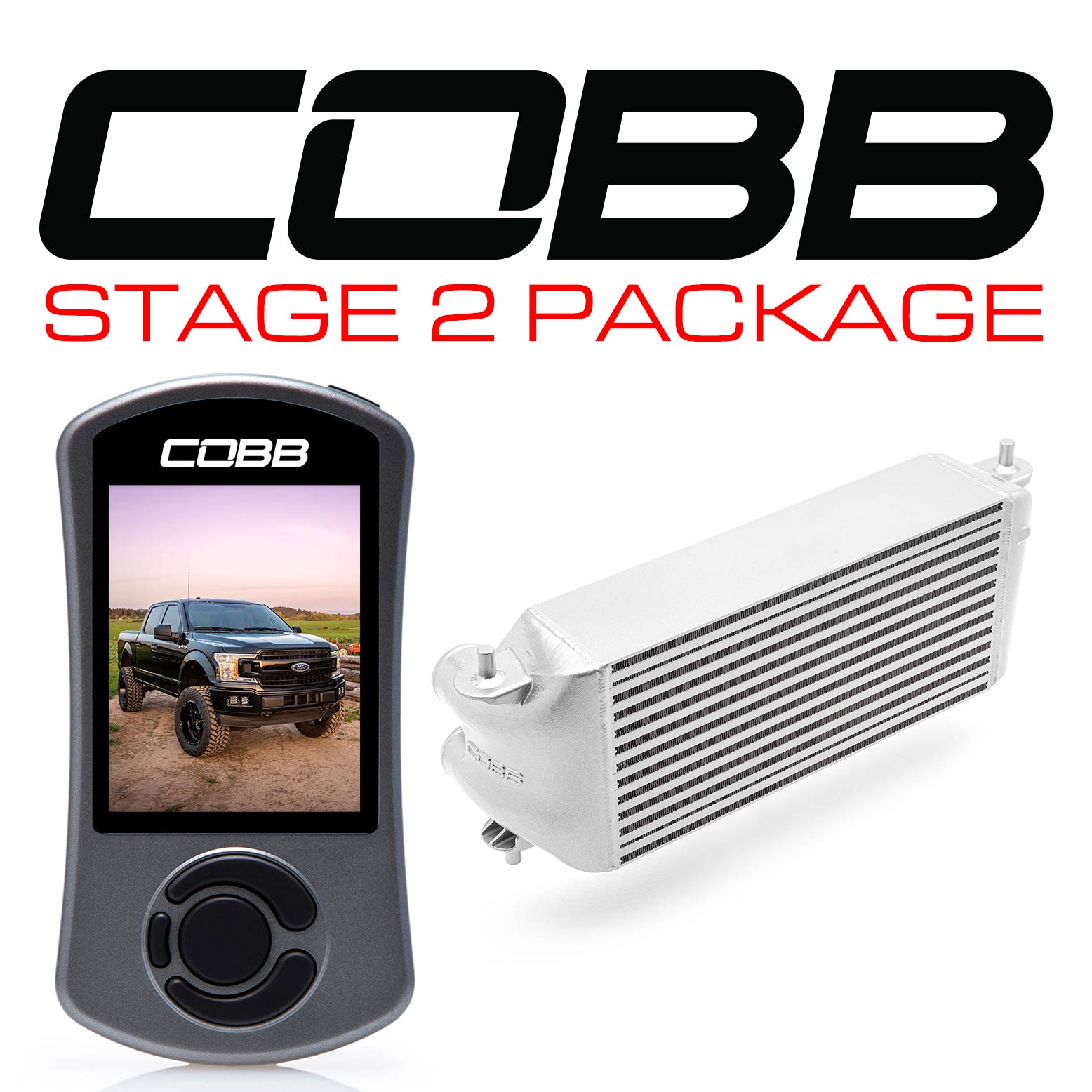 COBB FOR0070S20SL-NI Пакет потужності Stage 2 Срібний для FORD F-150 Ecoboost 3.5L 2020 Photo-0 