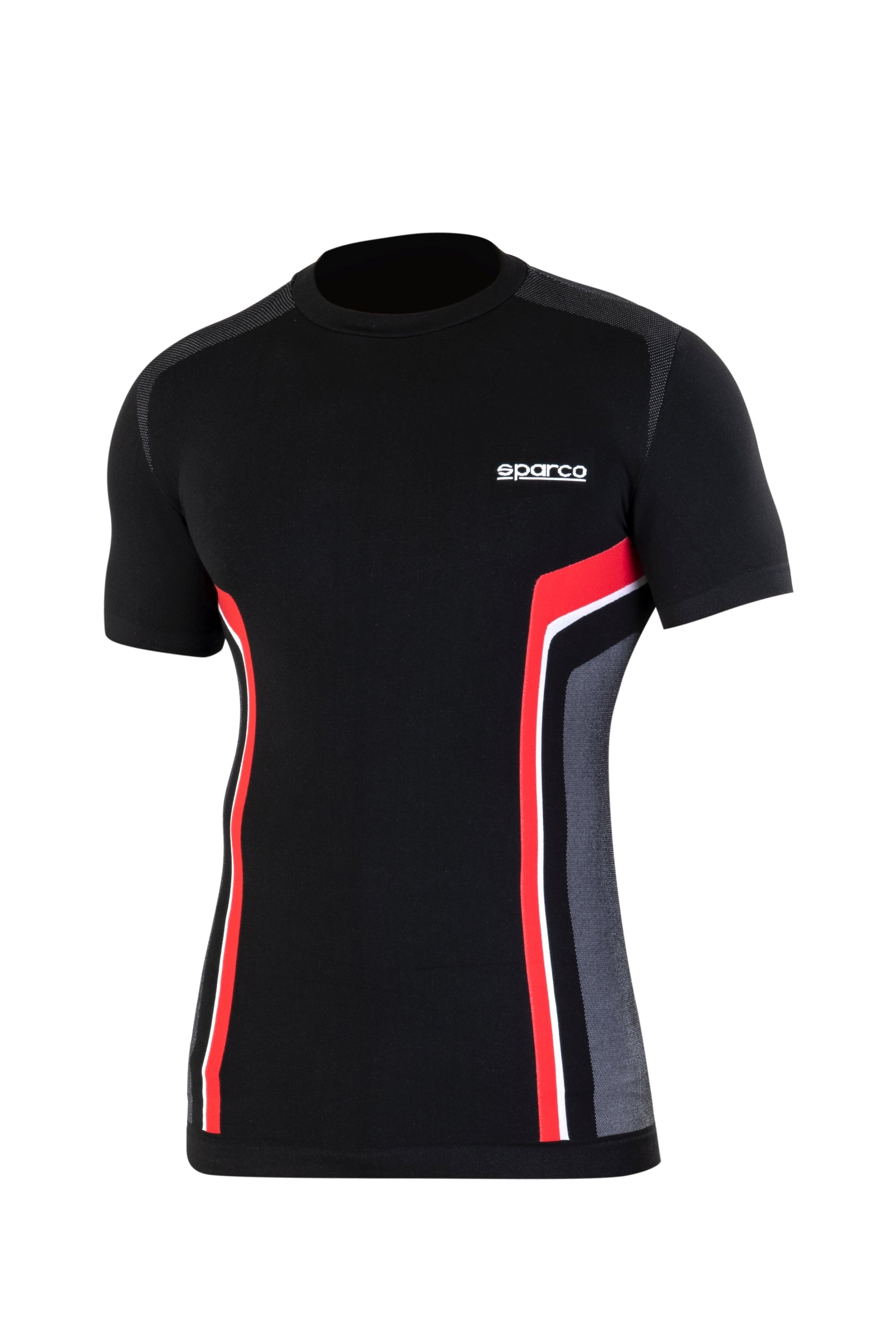 SPARCO 01371nrrs1s Футболка для гоночного симулятора HYPER-T, чорний / червоний, р-р S Photo-0 