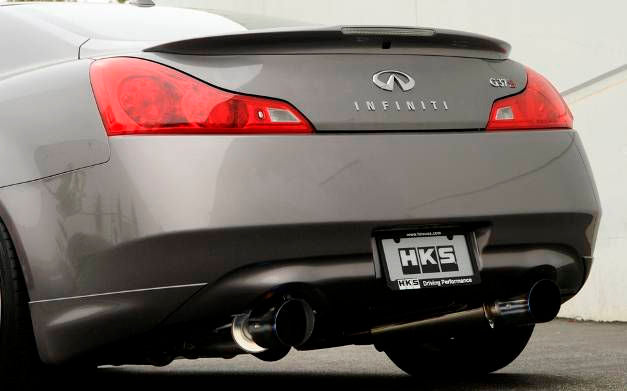 HKS 32009-BN003 Вихлопна система FULL DUAL MUFFLER для INFINITI G37 Coupe (CKV36 VQ37VHR) без 4WAS Photo-4 