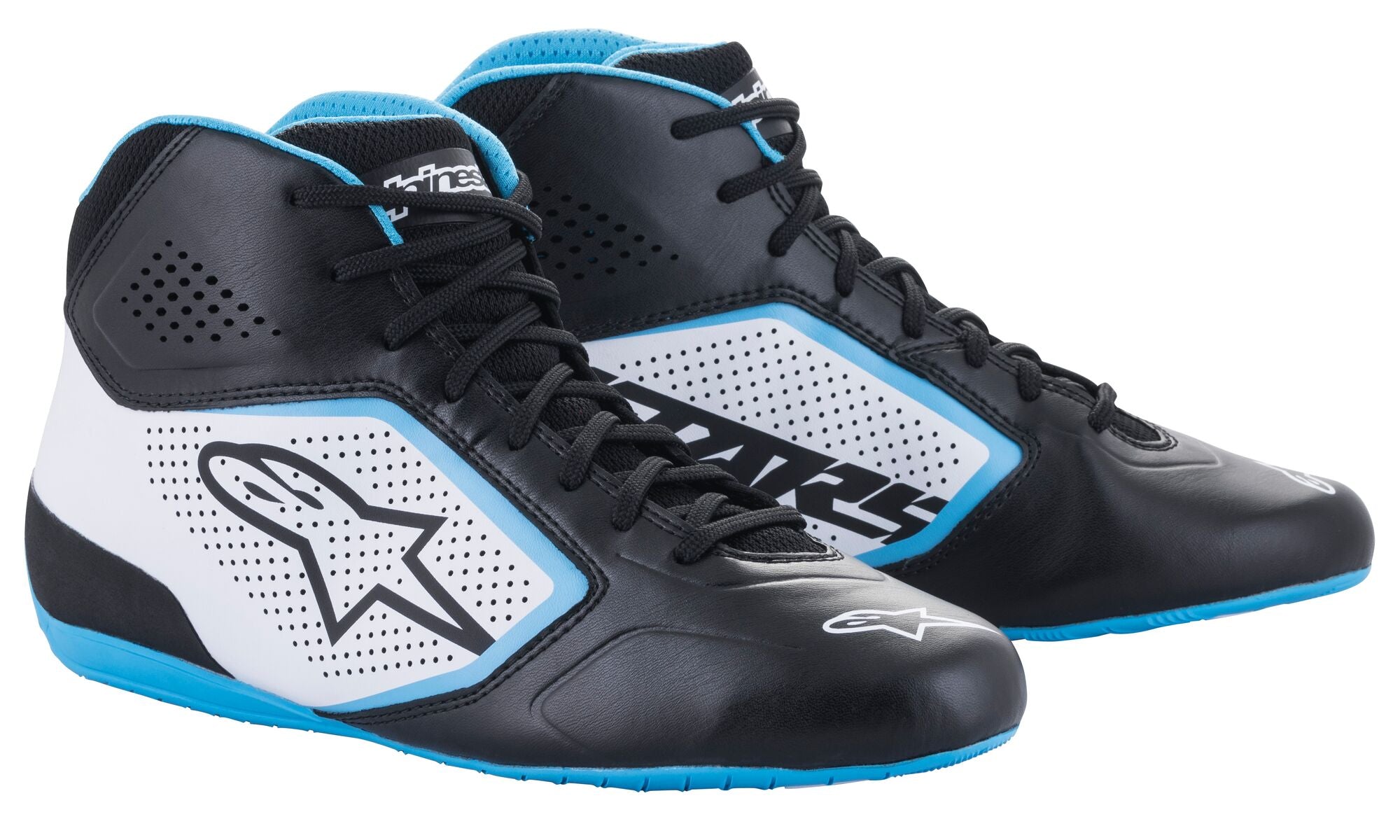 ALPINESTARS 2711521_1278_6 черевики для картингу TECH-1 K START V2, чорний / білий / блакитний, Розмір 38 Photo-0 