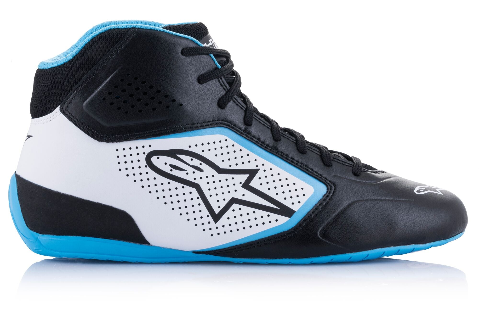 ALPINESTARS 2711521_1278_11 черевики для картингу TECH-1 K START V2, чорний / білий / блакитний, Розмір 44 Photo-3 