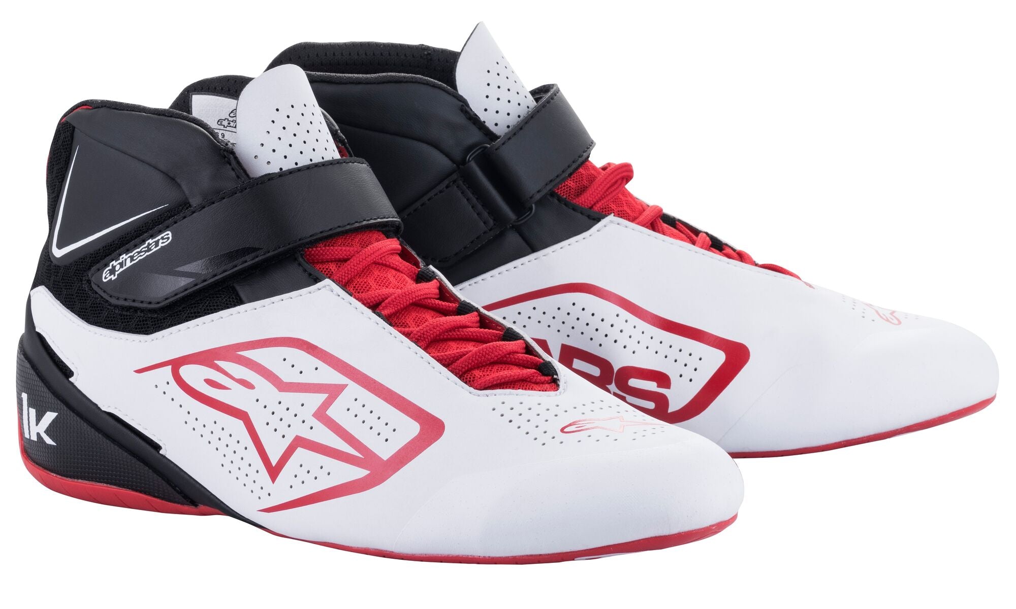 ALPINESTARS 2712022_213_8 черевики для картингу TECH - 1 K V2, білий / чорний / червоний, Розмір 40,5 Photo-0 