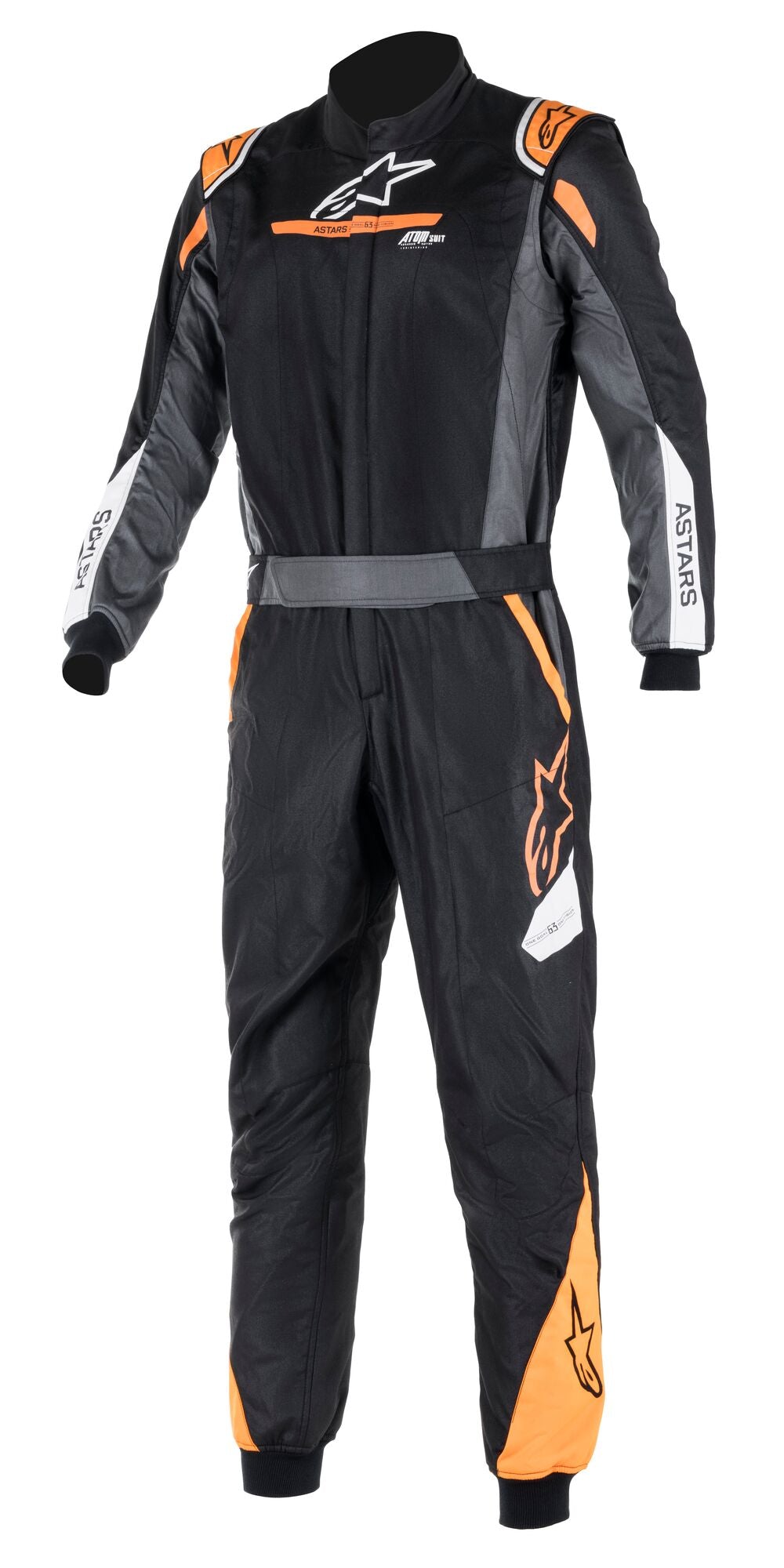 ALPINESTARS 3352522_1056_60 комбінезон для автоспорту ATOM GRAPHIC, FIA 8856-2018, чорний / сірий / помаранчевий, Розмір 60 Photo-0 