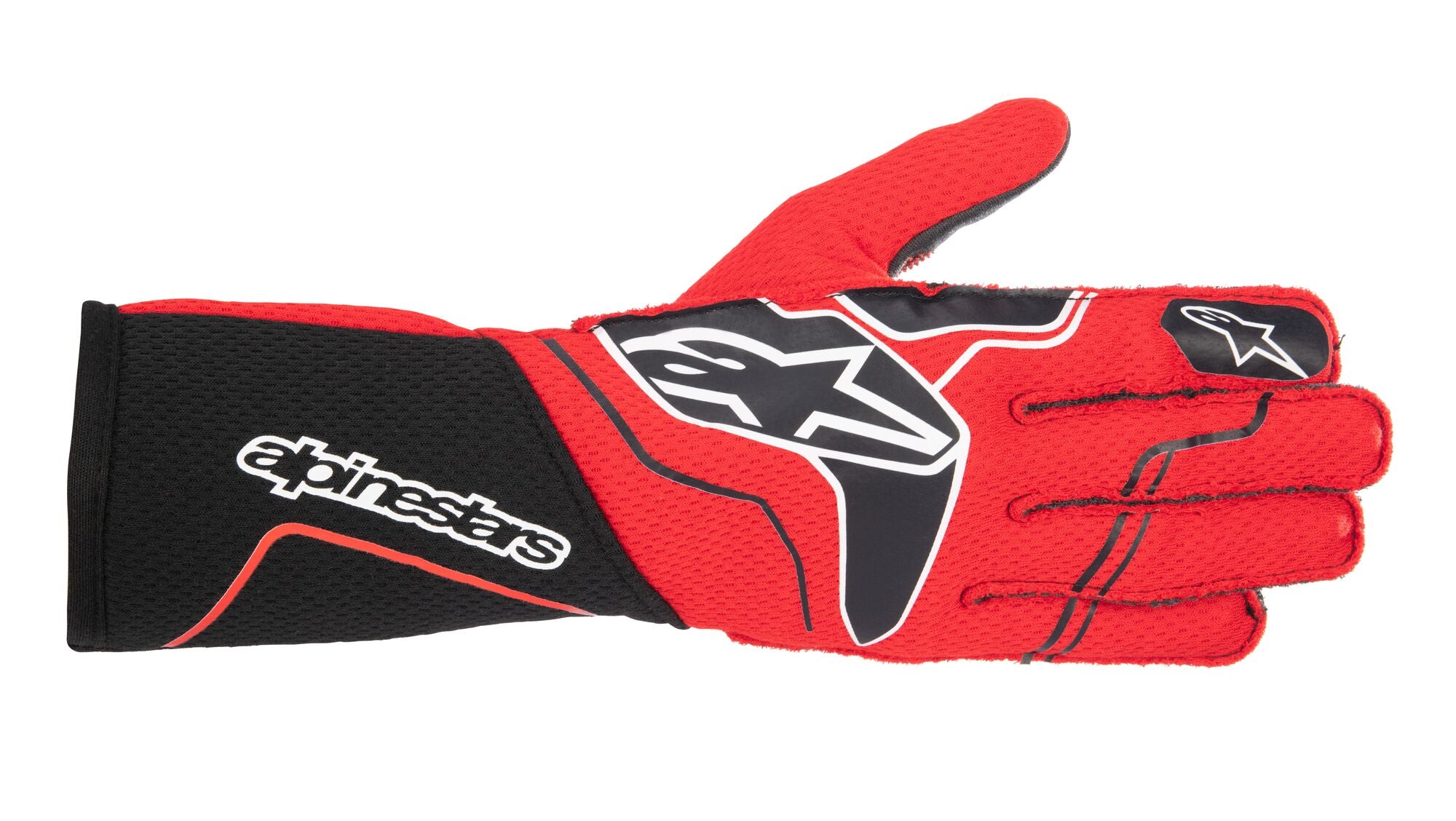 ALPINESTARS 3550123_13_L Гоночні рукавички TECH 1-ZX v3 FIA 8856-2018, чорний/червоний, Розмір L Photo-1 