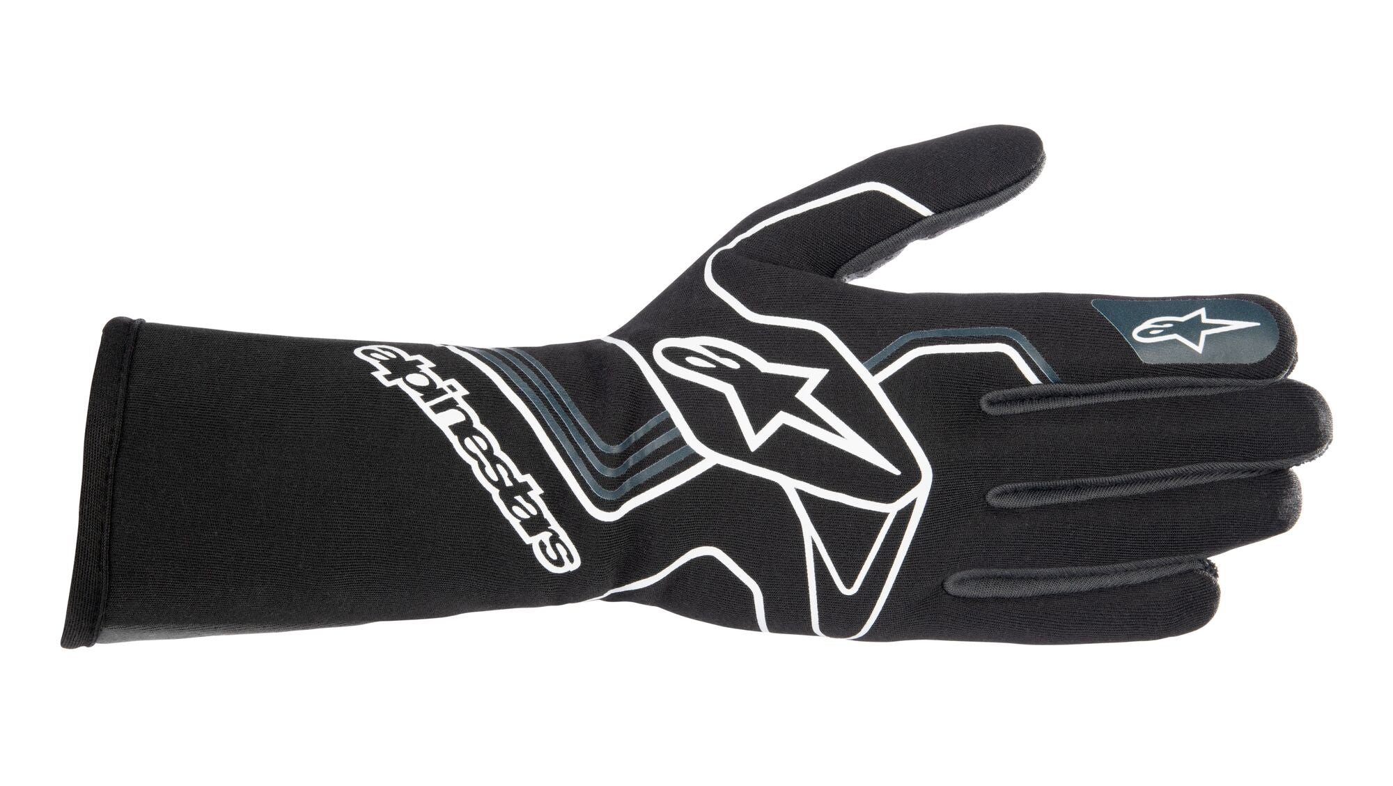 ALPINESTARS 3551023_1169_XL Гоночні рукавички TECH 1-RACE v3, FIA 8856-2018, чорний/сірий, Розмір XL Photo-1 