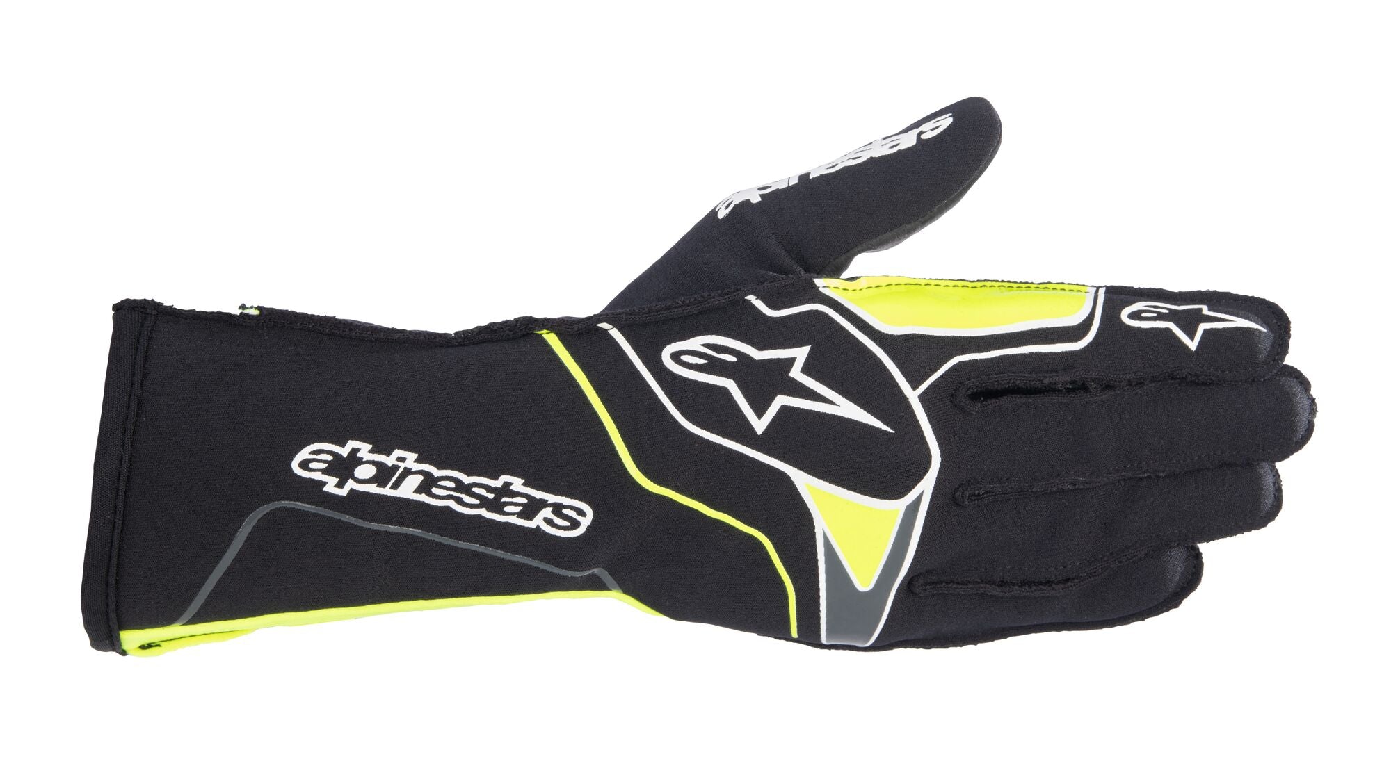 ALPINESTARS 3551823_155_XXL Рукавички для картингу TECH 1 KX v3, чорний/жовтий флуоресцентний, Розмір 2XL Photo-1 