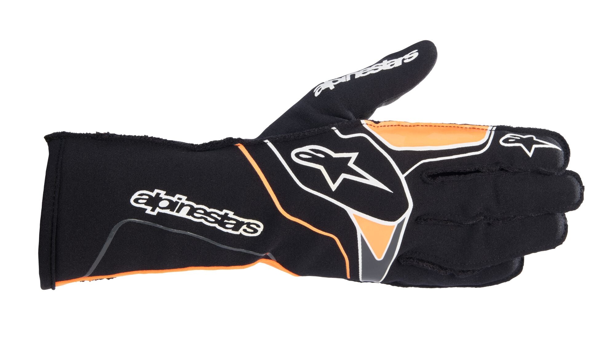 ALPINESTARS 3551823_156_M Рукавички для картингу TECH 1 KX v3, білі/помаранчеві флуо, Розмір M Photo-1 