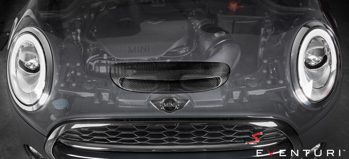 EVENTURI EVE-F56-LCI-PL-INT Пластиковий впуск з карбоновим повітрозабірником для MINI Cooper S/JCW Facelift Photo-2 